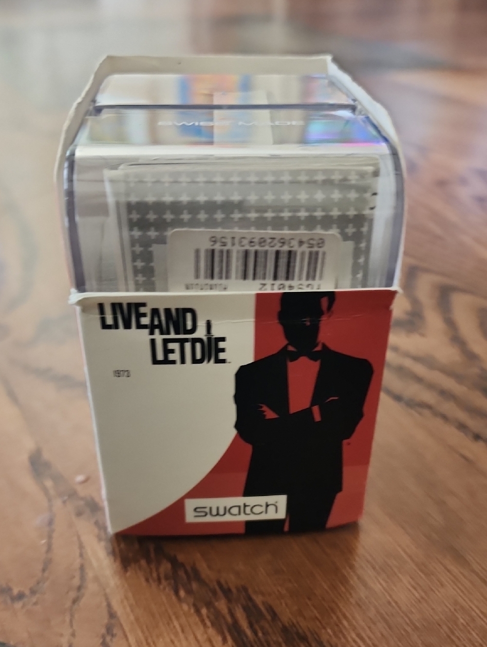 Swatch Red & Black 'Live and Let Die' Graphic Box